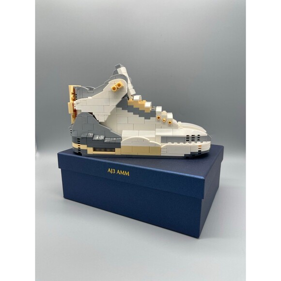 Completed A Ma Maniere x Air Jordan 3 ‘Raised by Women’ Kick Brick Set - Picture 1 of 4